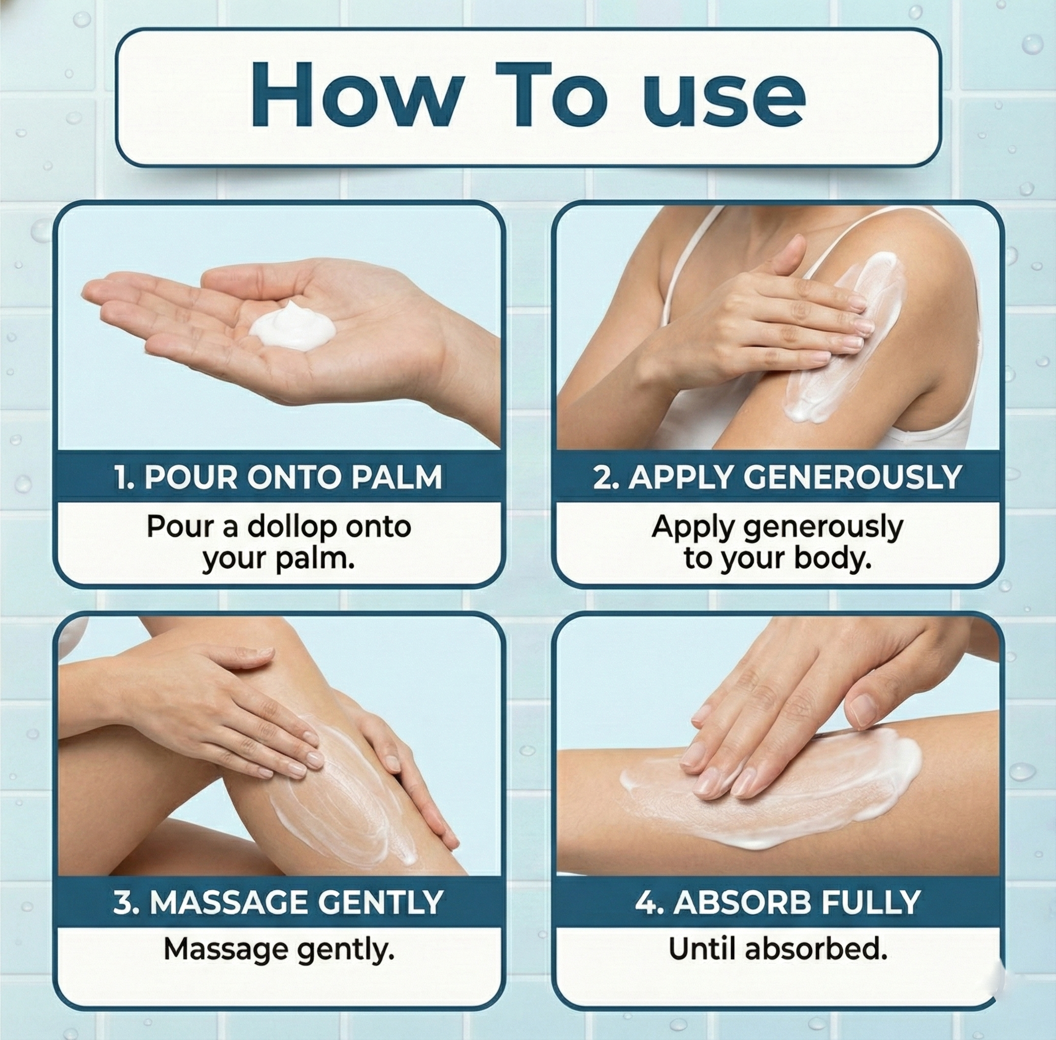 Vibetint Body Lotion with Olive Oil & Aloe Vera | Deep Moisturizing | 200ml