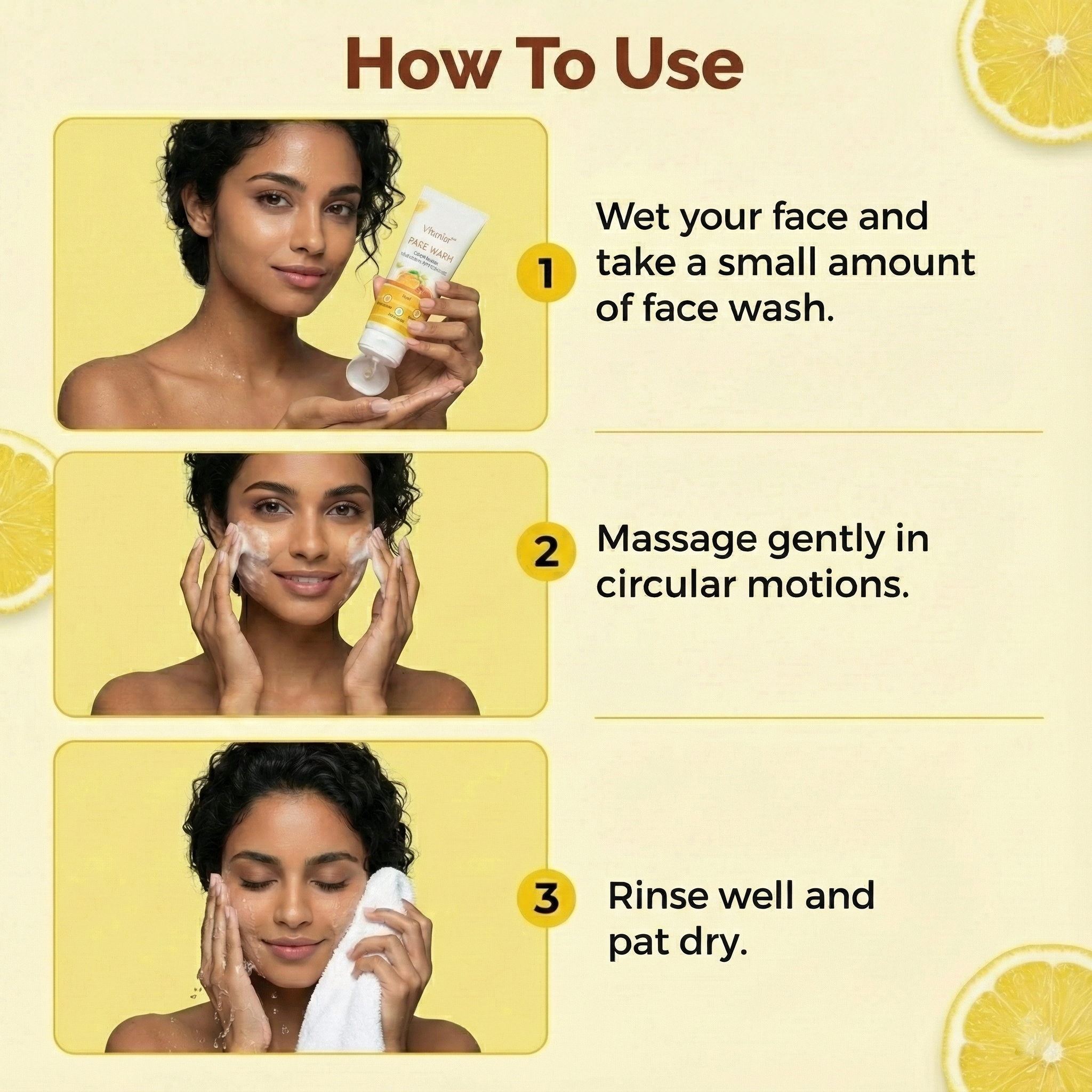 Vibetint Face Wash with Ceramides & Vitamin C for Bright Skin, 80 g