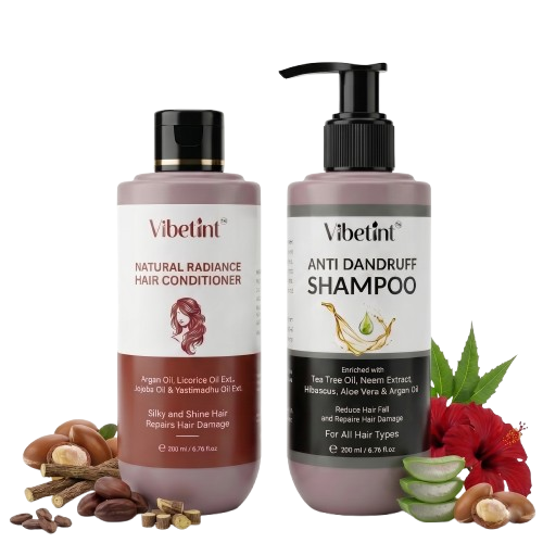 Vibetint Anti Dandruff Shampoo & Radiance Conditioner Combo, 200ml